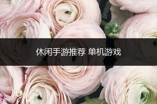 休闲手游推荐 单机游戏