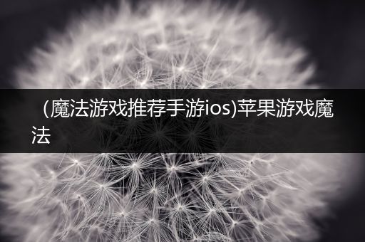 （魔法游戏推荐手游ios)苹果游戏魔法