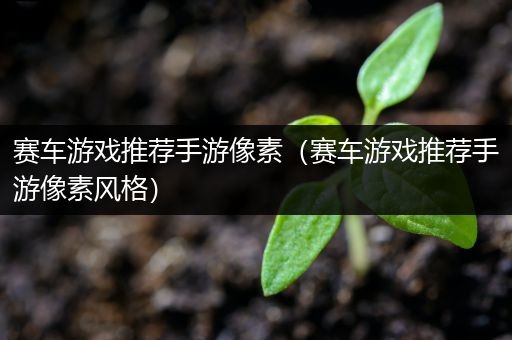 赛车游戏推荐手游像素（赛车游戏推荐手游像素风格）