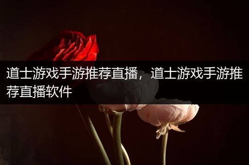 道士游戏手游推荐直播，道士游戏手游推荐直播软件