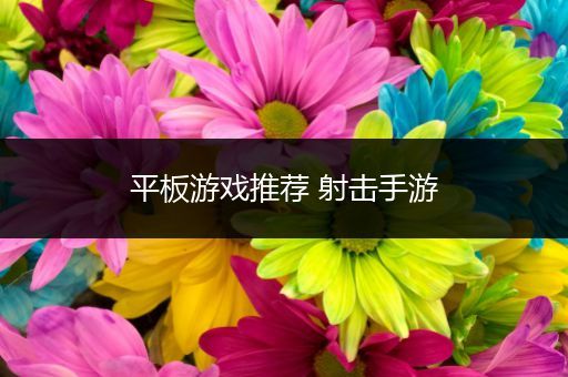 平板游戏推荐 射击手游