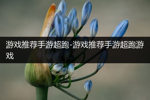 游戏推荐手游超跑-游戏推荐手游超跑游戏