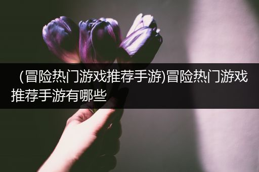 （冒险热门游戏推荐手游)冒险热门游戏推荐手游有哪些