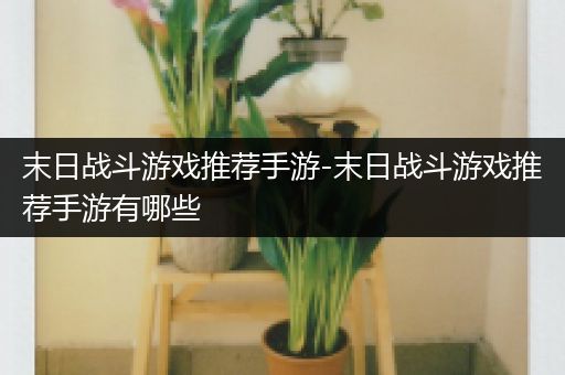末日战斗游戏推荐手游-末日战斗游戏推荐手游有哪些
